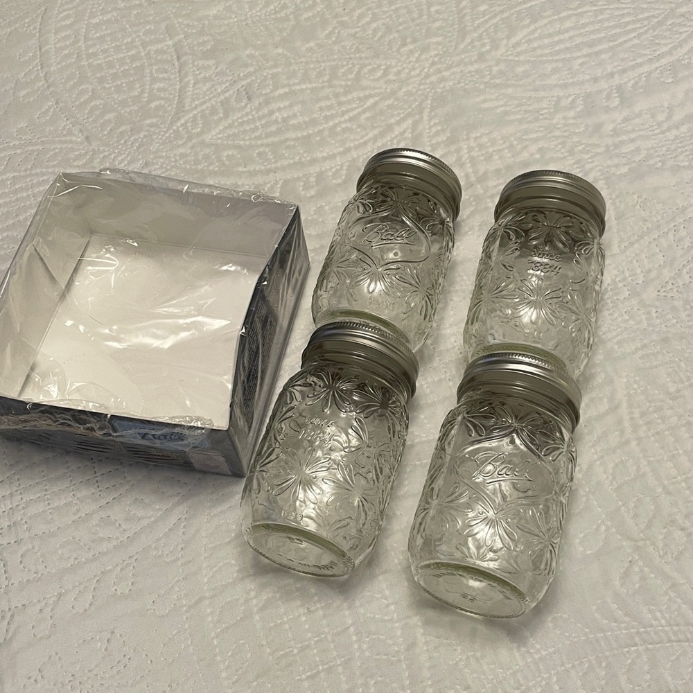 Set of 4 Lightly Used BALL Collectors Edition 140th Anniversary Canning Jars - Picture 9 of 12
